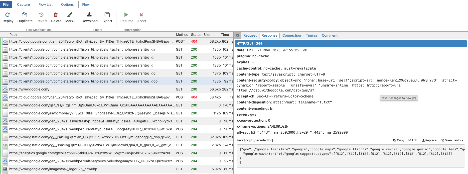 mitmproxy capturing iPhone traffic