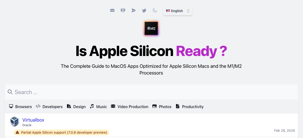 is Apple Silicon Ready